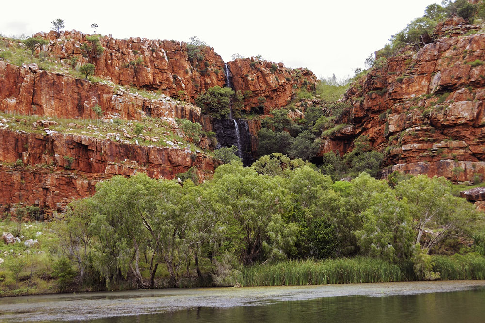 Waterfall on bank of the Ord River