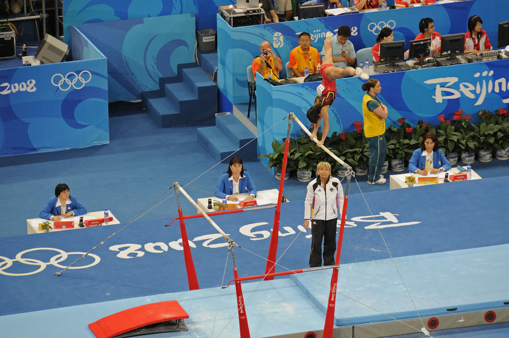 Competition on the uneven bars