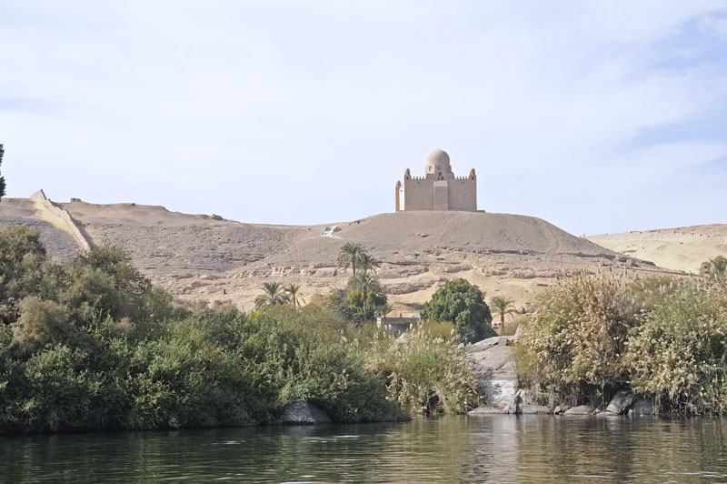 Aga Khan Mausoleum on the banks of the Nile