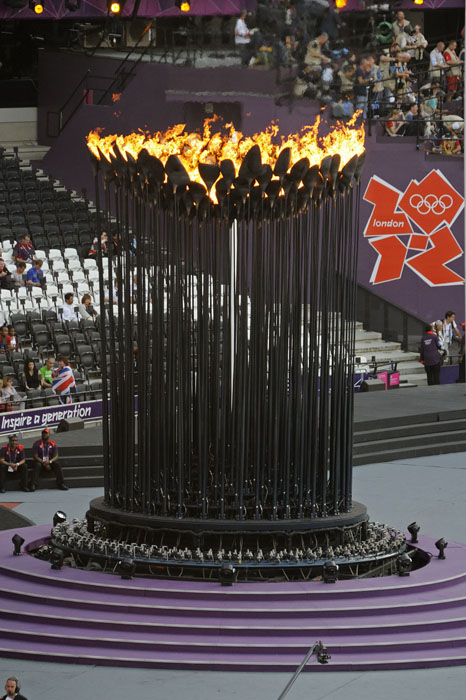The Olympic cauldron