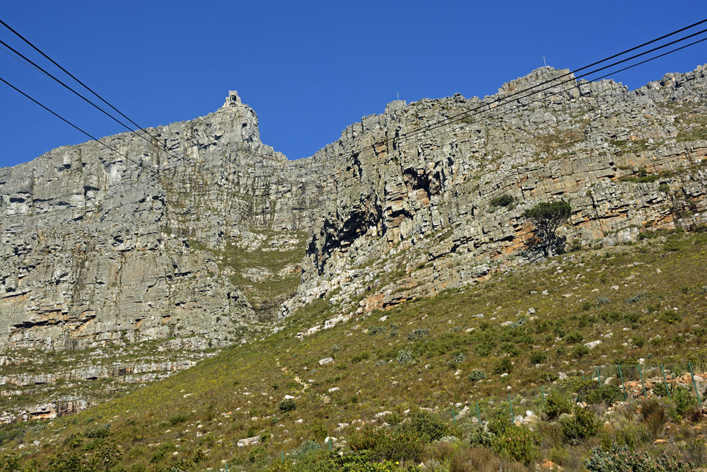 View from lower cable car station