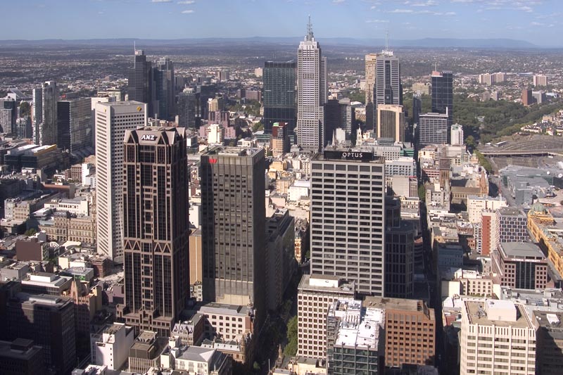 Melbourne from Rialto Towers observation deck