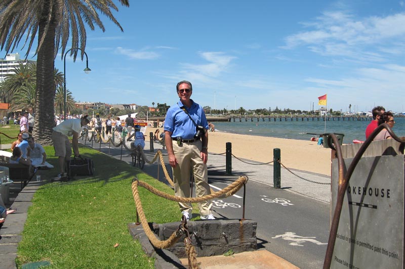 St. Kilda beach, near Melbourne