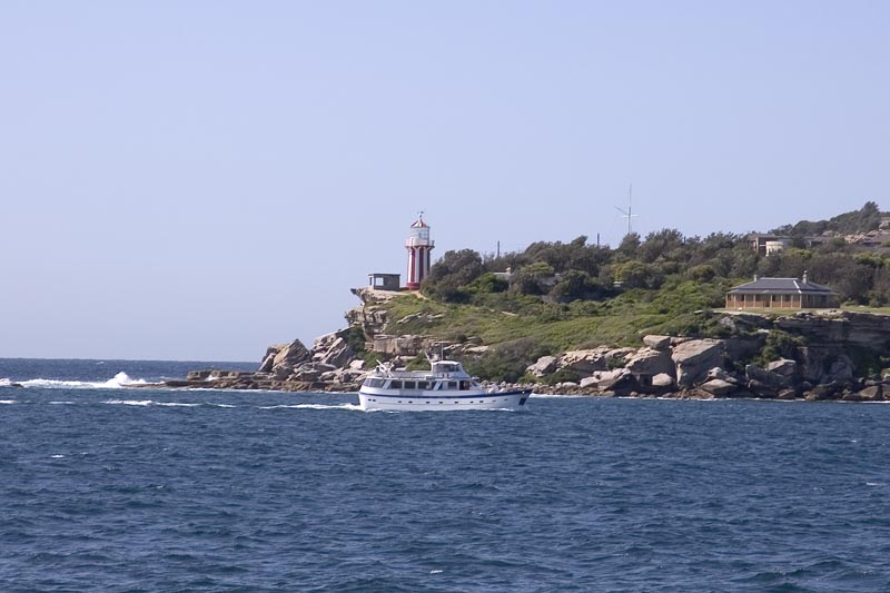 Port Jackson opens to Pacific Ocean