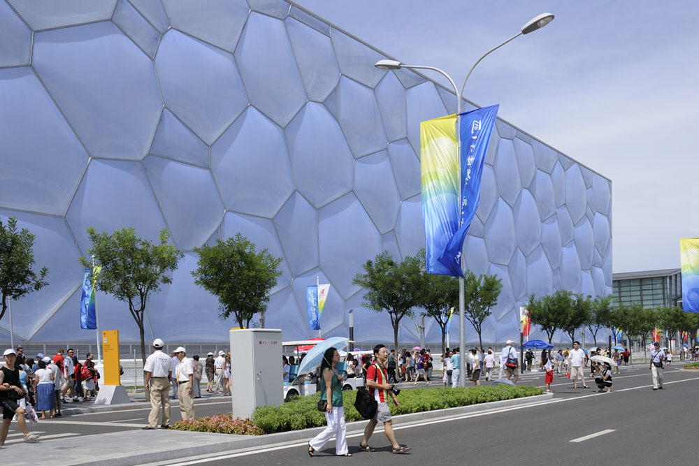 Water Cube, Olympic Green