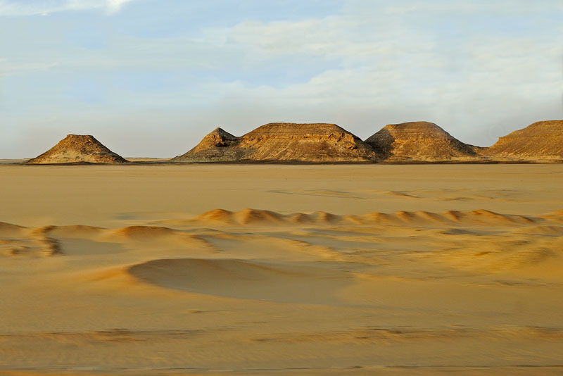 Desert between Abu Simbel and Aswan