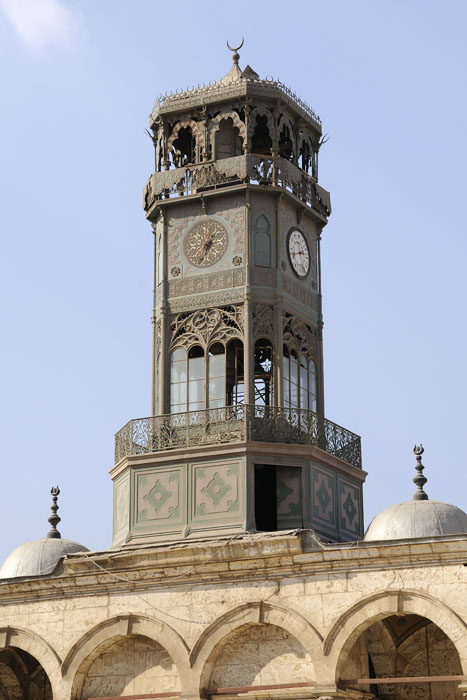 Clock that was gift from the French in mosque