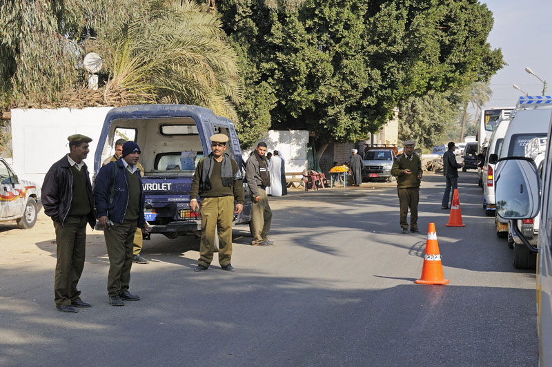 Security checkpoint on the road from Abydos to Dendara