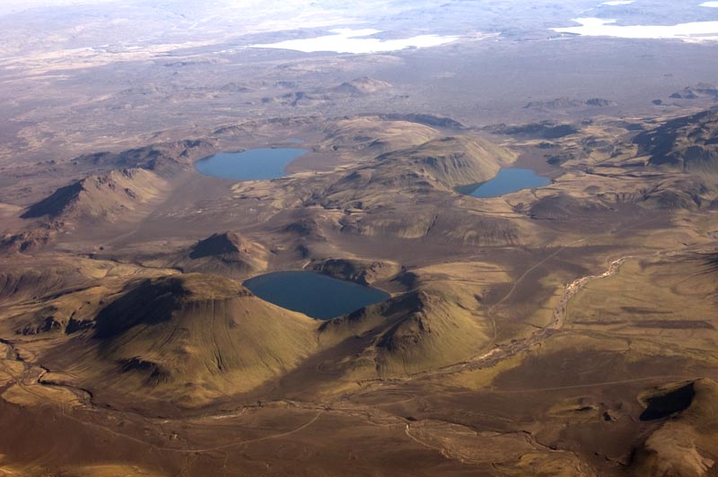 Central Iceland, from the air
