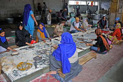 Kitchen at the Sikh Temple