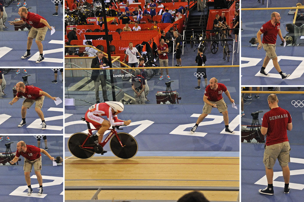 Gold Medalist Lasse Norman Hansen and Coach