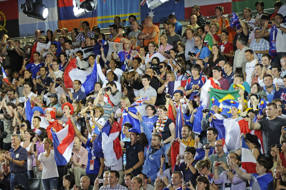 Crowd at Judo