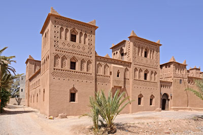 Kasbah in the palmeraie of Skoura