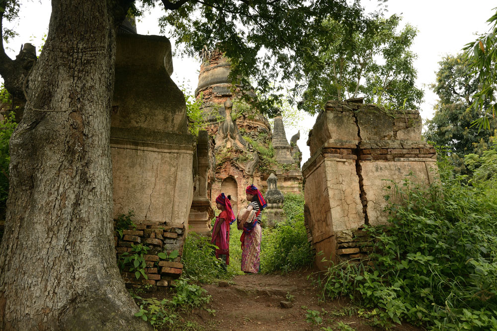 Entrance to religious site