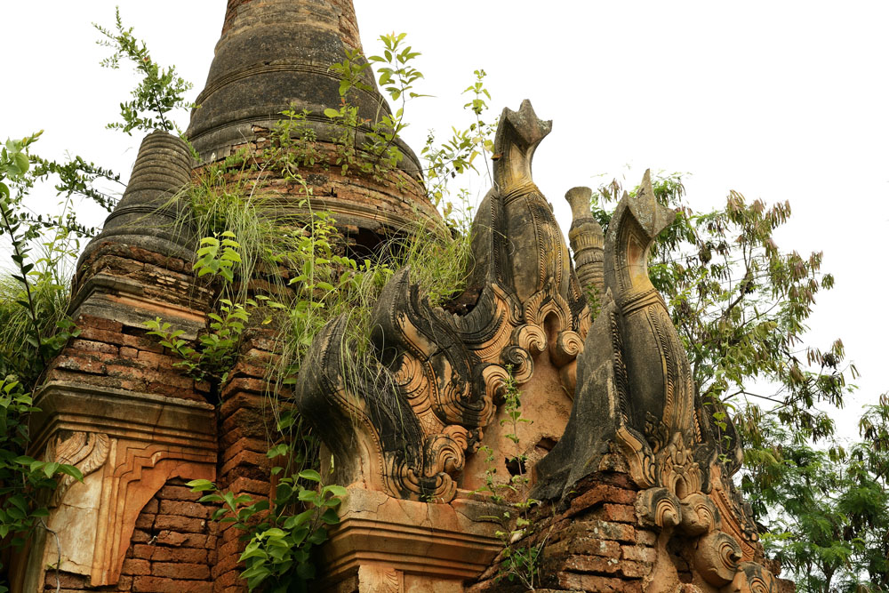 Detail above front entrance of religious site
