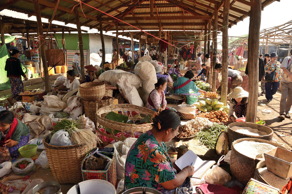 Open air market