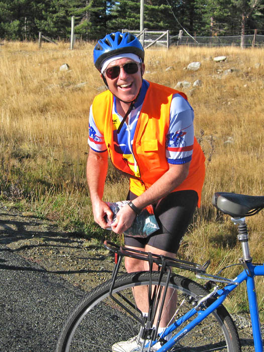 Jeff with his Bicycle (photo complements of Greg Jonas)