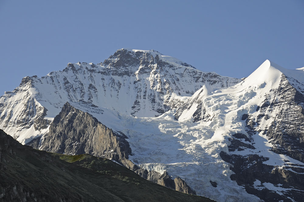 View from our room's balcony in Wengen