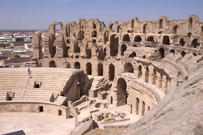 Tunisia 2005 - El Jem, Roman Amphitheater