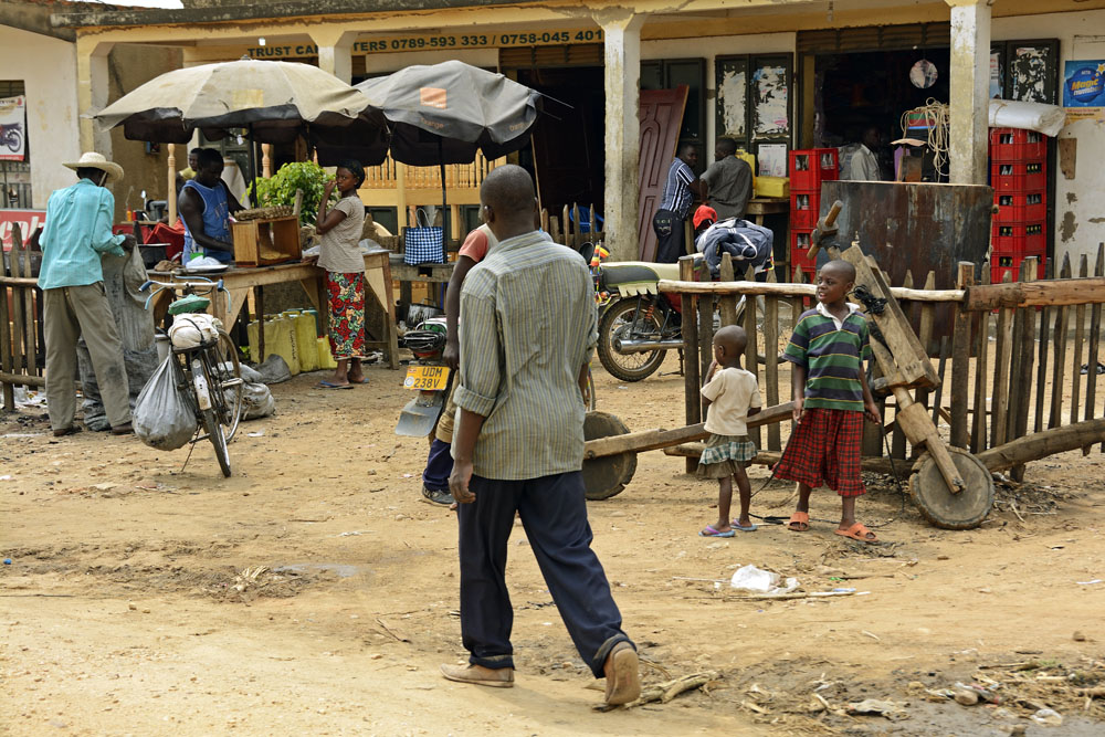 Motorcycles, bicycle, scooter and children